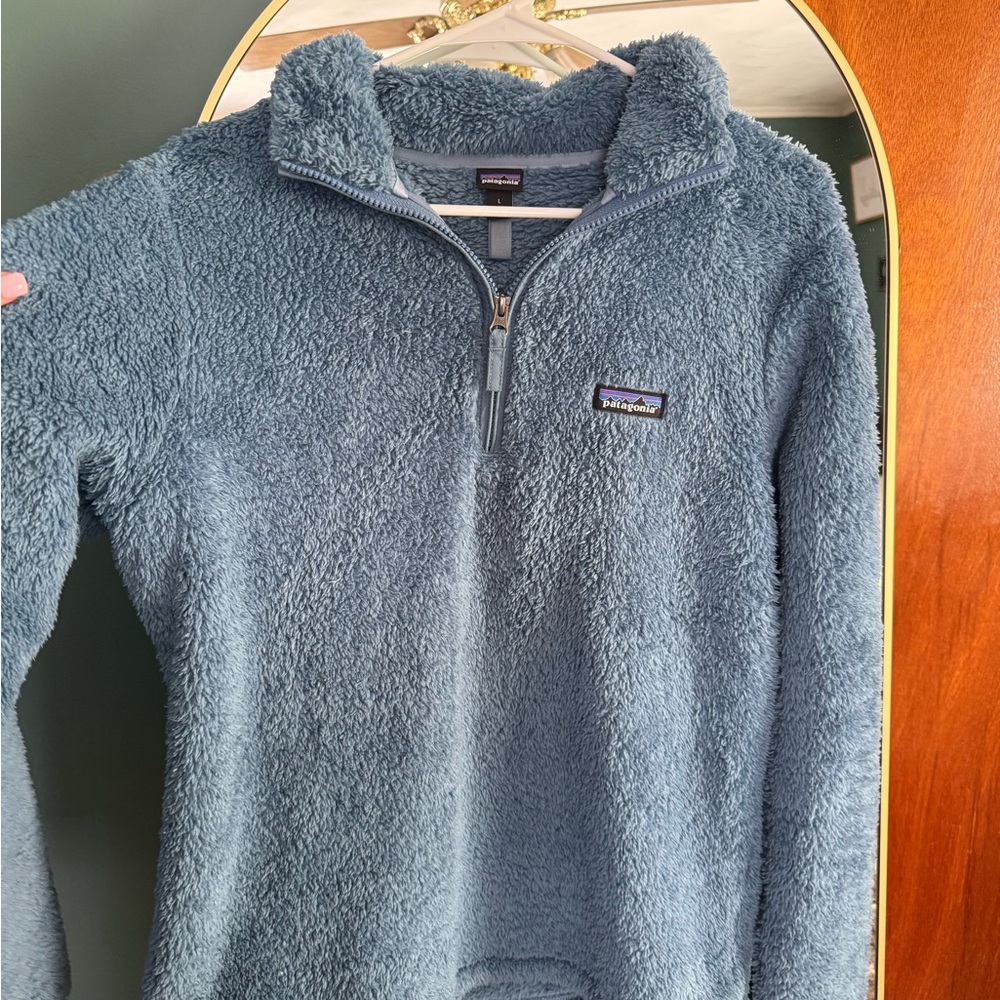 Patagonia Light Blue Fleece Jacket